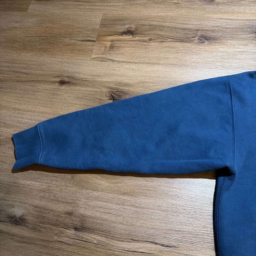 Nike Lab Men's SMALL Solo Swoosh‎ Full-Zip Heavy Hoodie Valerian Blue DR0403-460 - Picture 3 of 15